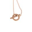 Hermes 18k Rose Gold Diamond Finesse Pendant Bracelet Discount