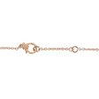 Hermes 18k Rose Gold San Coloris Diamond Finesse Pendant Necklace For Discount