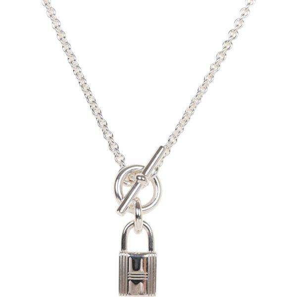 Hermes Kelly Cadenas Silver .925 Pendant Necklace Online now