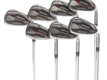 TaylorMade Aeroburner Steel Mens Right Hand Irons 5-SW Regular - TaylorMade REAX 88 Supply