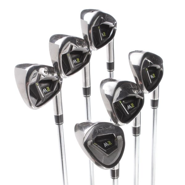 TaylorMade M2 2017 Steel Mens Right Hand Irons 5-SW Regular - TaylorMade REAX 88 Online now