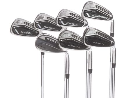 Cobra King F8 Steel Mens Right Hand Irons 5-GW Stiff - True Temper XP 90 Supply