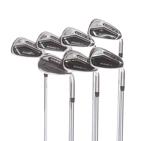 Cobra King F8 Steel Mens Right Hand Irons 5-GW Stiff - True Temper XP 90 Supply