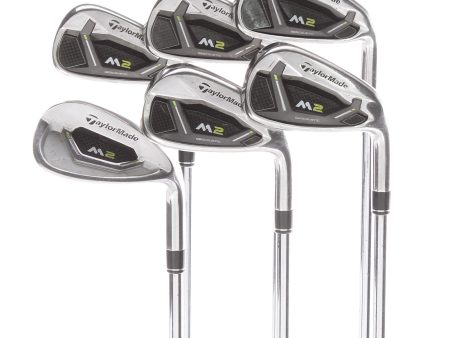 TaylorMade M2 2017 Steel Mens Right Hand Irons 5-SW Regular - TaylorMade REAX 88 Online now