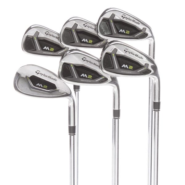 TaylorMade M2 2017 Steel Mens Right Hand Irons 5-SW Regular - TaylorMade REAX 88 Online now