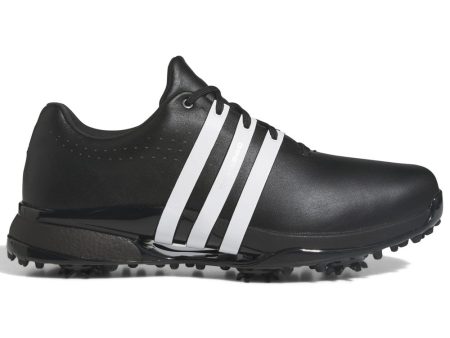 adidas Tour360  24 Spiked Waterproof Shoes - Core Black FTW White Core Black For Cheap