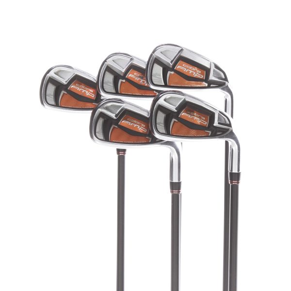 Cobra AMP Graphite Mens Right Hand Irons 6-PW Regular - Aldila AMP Cheap