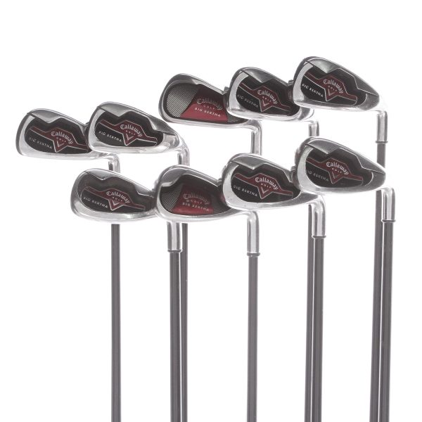 Callaway Big Bertha Irons Graphite Mens Right Hand Irons 3-SW Regular - Callaway Big Bertha For Cheap