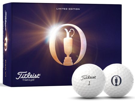 Titleist Pro V1 Golf Balls The Open 2024 Limited Edition - White - 6 Pack Sale