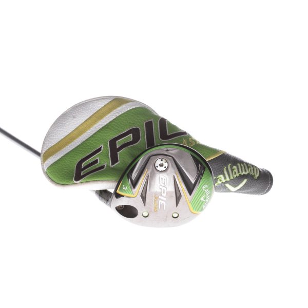 Callaway Epic Flash Graphite Mens Right Hand Fairway 3 Wood -2  15* Regular - Project X Even Flow Green 5.5 65g R Cheap