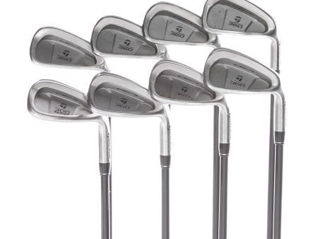 TaylorMade 360 Series Graphite Mens Right Hand Irons 4-SW Regular - TaylorMade Lite R-80 Online Sale