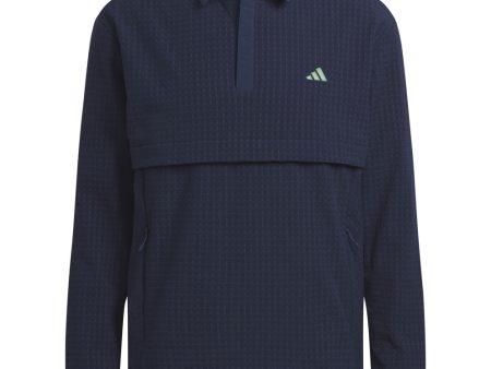 adidas Ultimate365 Tour WIND.RDY 1 4 Zip Pullover - Collegiate Navy Online Hot Sale