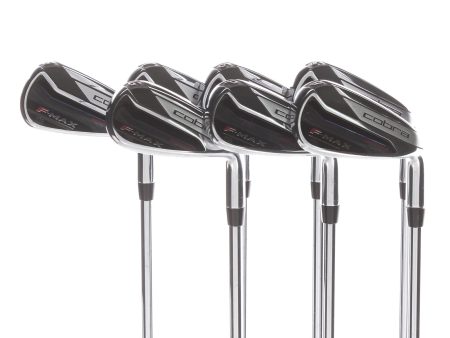 Cobra F-Max One Length Steel Mens Right Hand Irons 5-GW Regular - True Temper One Length For Discount