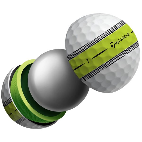 TaylorMade Tour Response Golf Balls - Stripe - 3-Ball Sleeve Sale