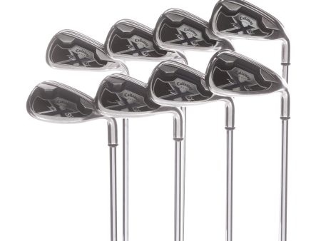 Callaway X-20 Steel Mens Right Hand Irons 4-SW Uniflex - Callaway Steel For Sale