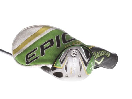 Callaway Epic Flash Graphite Mens Right Hand Fairway 3 Wood 15* Regular - Project X Evenflow 65g 5.5 Fashion