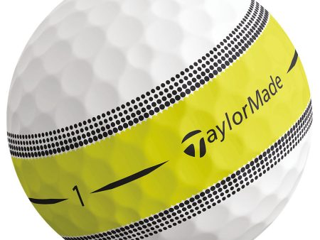 TaylorMade Tour Response Golf Balls - Stripe - 3-Ball Sleeve Sale