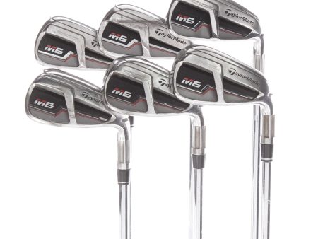 TaylorMade M6 Steel Mens Right Hand Irons 5-PW Regular - KBS Max Cheap