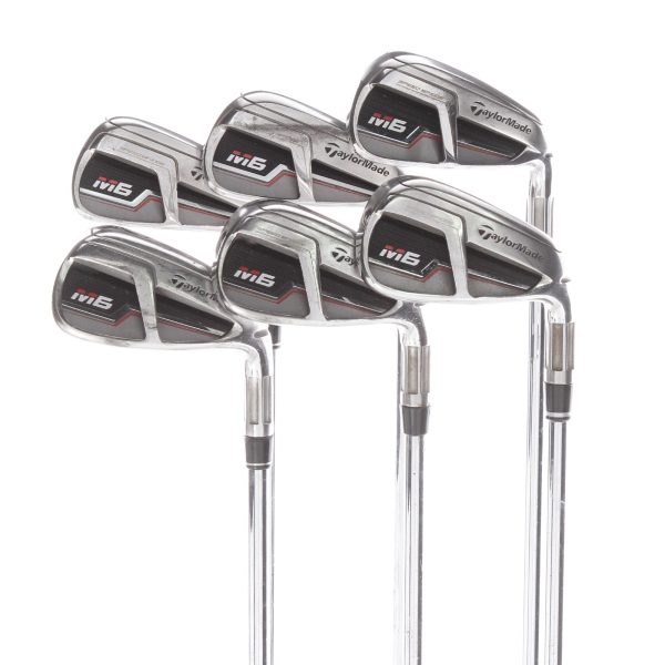 TaylorMade M6 Steel Mens Right Hand Irons 5-PW Regular - KBS Max Cheap