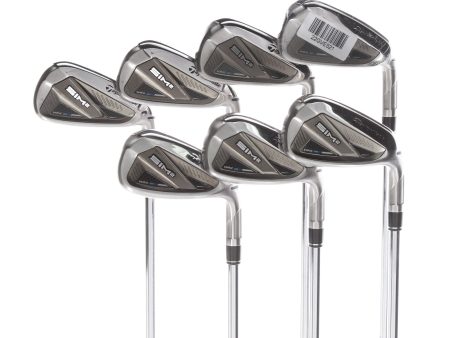 TaylorMade Sim 2 Max Steel Mens Right Hand Irons 4-PW Regular - For Sale