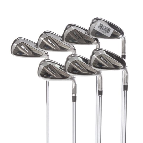 TaylorMade Sim 2 Max Steel Mens Right Hand Irons 4-PW Regular - For Sale