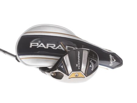 Callaway Paradym X Graphite Mens Right Hand 7 Hybrid 30* Senior - Aldila Ascent 50 A For Cheap