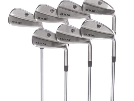 Ram FX77 Steel Mens Right Hand Irons 4-PW Regular - KBS Tour 90 For Discount