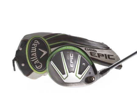 Callaway GBB Epic Graphite Mens Left Hand Fairway 3 Wood 15* Regular - Hzrdus 65 5.5 T800 Online Sale