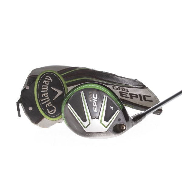 Callaway GBB Epic Graphite Mens Left Hand Fairway 3 Wood 15* Regular - Hzrdus 65 5.5 T800 Online Sale