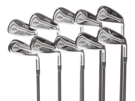 Callaway Epic Forged Steel Mens Right Hand Irons 4-PW+AW+GW+SW Senior - Tensei AV White 55 Supply