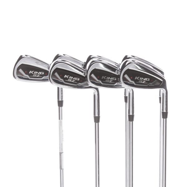 Cobra King Speedzone One Length Steel Mens Right Hand Irons 5-GW Regular - KBS Tour Online