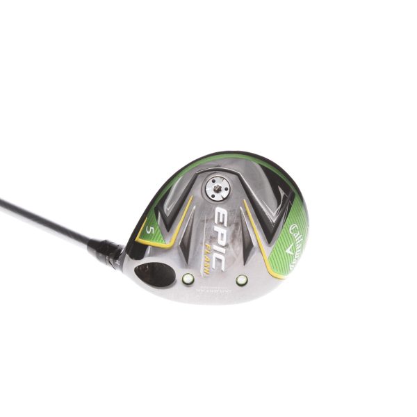 Callaway Epic Flash Graphite Mens Right Hand Fairway 5 Wood 18* Regular - Project X Evenflow 65g 5.5 For Sale