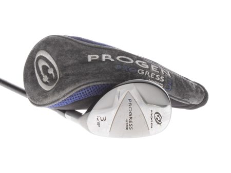 Progen Progress Graphite Mens Right Hand 3 Hybrid 19* Regular - For Sale