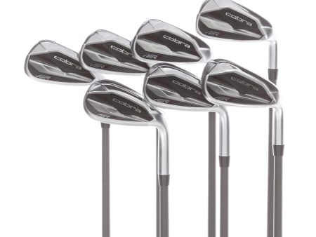 Cobra Air-X Graphite Mens Right Hand Irons 5-SW Regular - Ultralite 50g Online Hot Sale