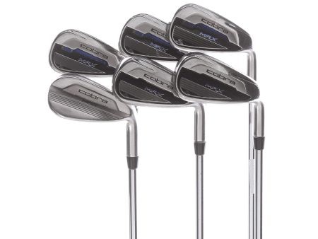 Cobra Max Steel Mens Right Hand Irons 6-SW Regular - Cobra Max For Sale