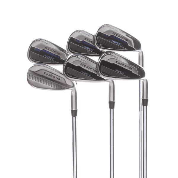 Cobra Max Steel Mens Right Hand Irons 6-SW Regular - Cobra Max For Sale