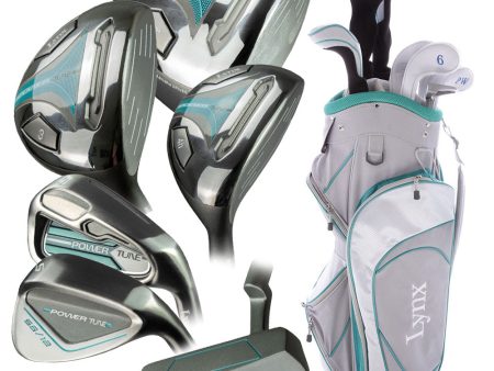 Lynx Powertune 11-Piece Cart Bag Package Set - Ladies Online Sale