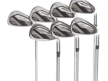 Callaway Mavrik Steel Mens Right Hand Irons 5-AW Regular - True Temper Elevate 95 For Discount