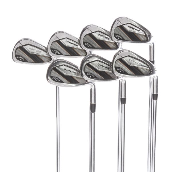 Callaway Mavrik Steel Mens Right Hand Irons 5-AW Regular - True Temper Elevate 95 For Discount