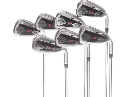 Callaway X Hot Steel Mens Right Hand Irons 5-SW Regular - True Temper Speedstep 85 Discount