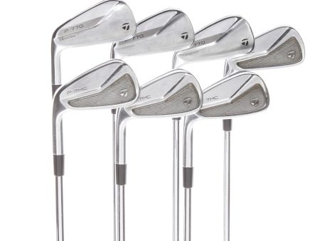 TaylorMade P770 P7MC Steel Mens Left Hand Irons 4-PW Extra Stiff - KBS Tour 130 Discount