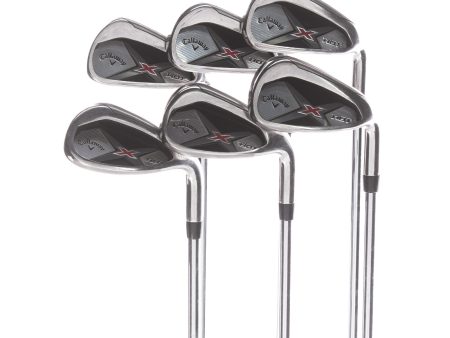 Callaway X Hot Steel Mens Right Hand Irons 5-SW Regular - True Temper XP 85 R300 For Sale