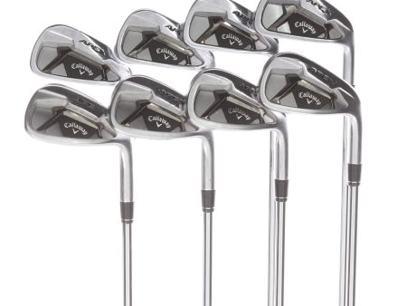 Callaway Apex 21 Steel Mens Right Hand Irons 4-GW Stiff - True Temper Elevate ETS 95 Stiff on Sale