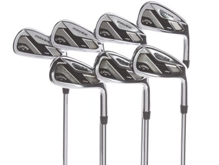 Callaway Mavril Pro Steel Mens Right Hand Irons 4-PW Stiff - Elevate105 g on Sale